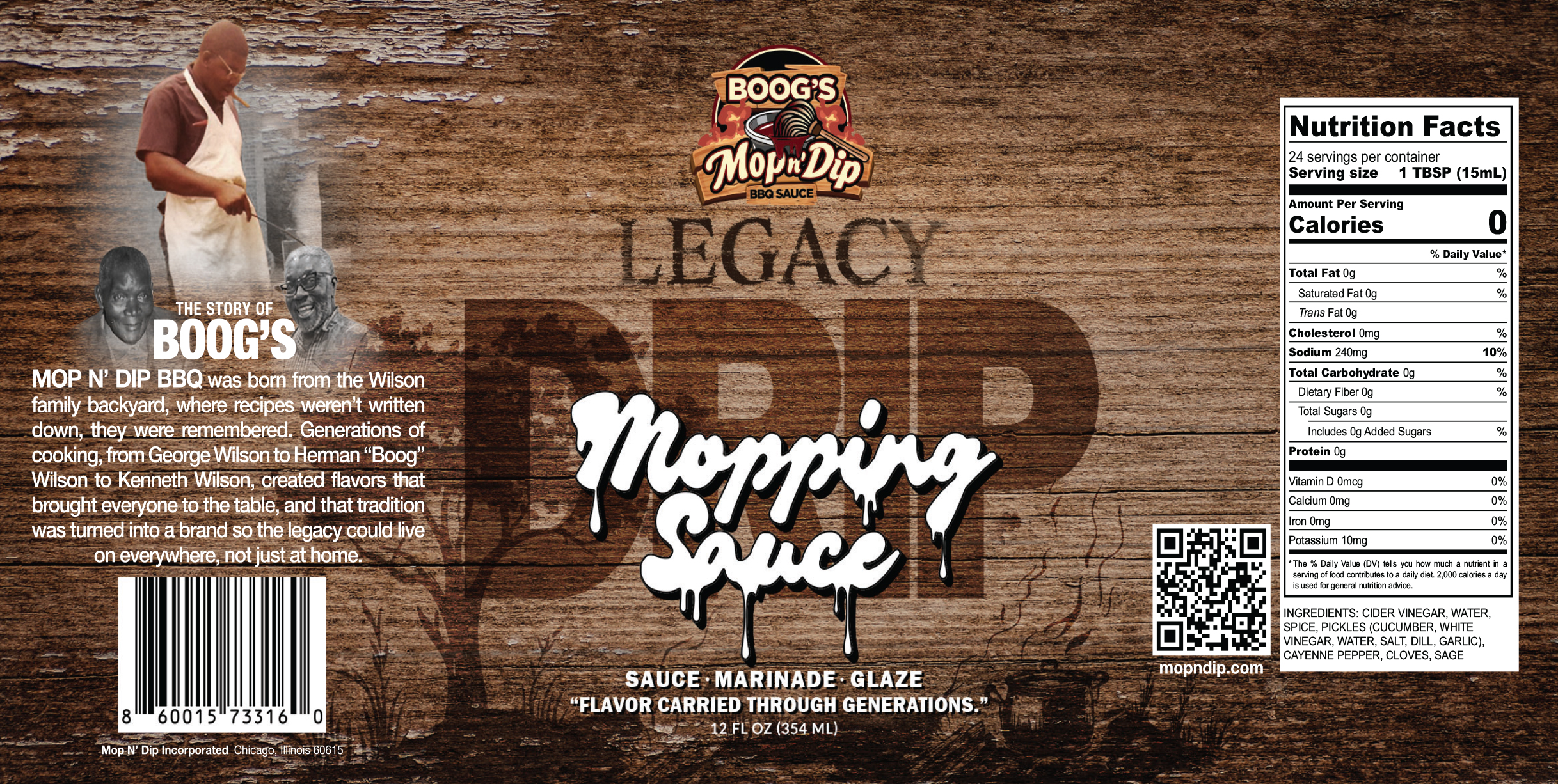 MopnDip Legacy Drip Label