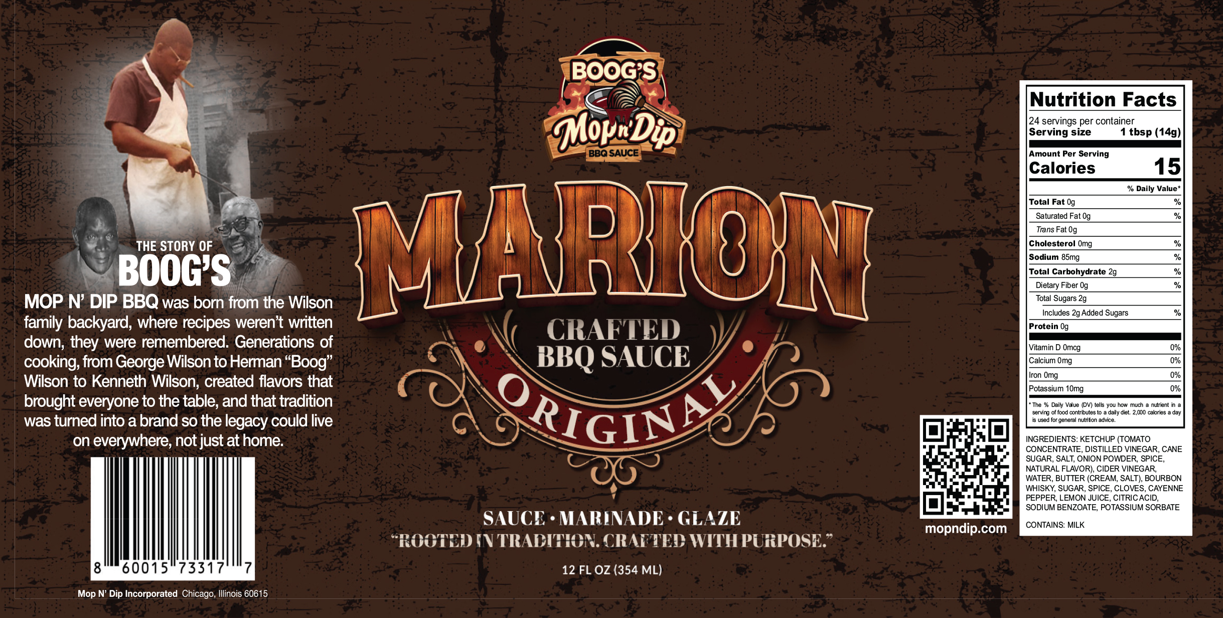 MopnDip Marion Label