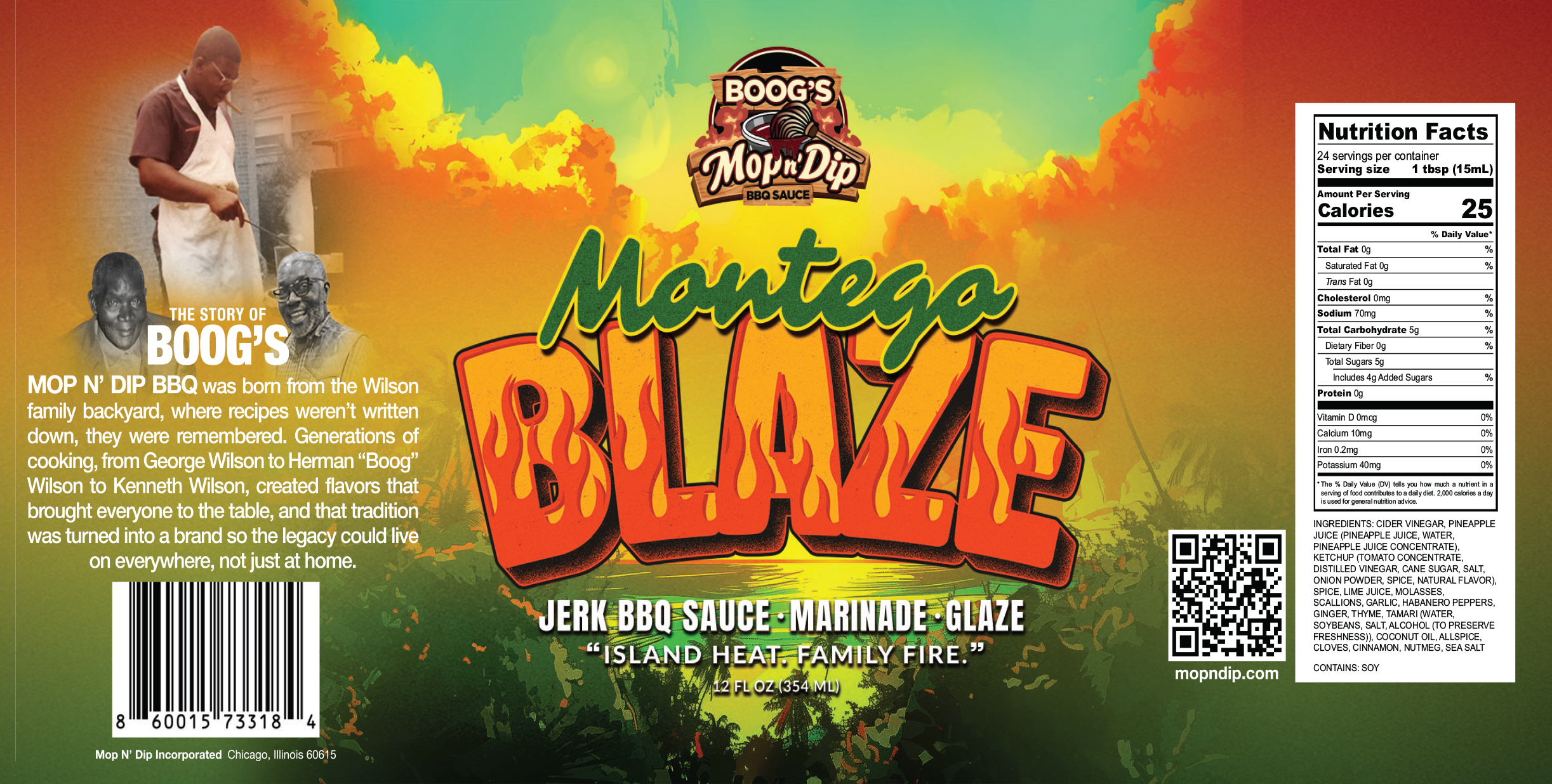 MopnDip Montego Blaze Label