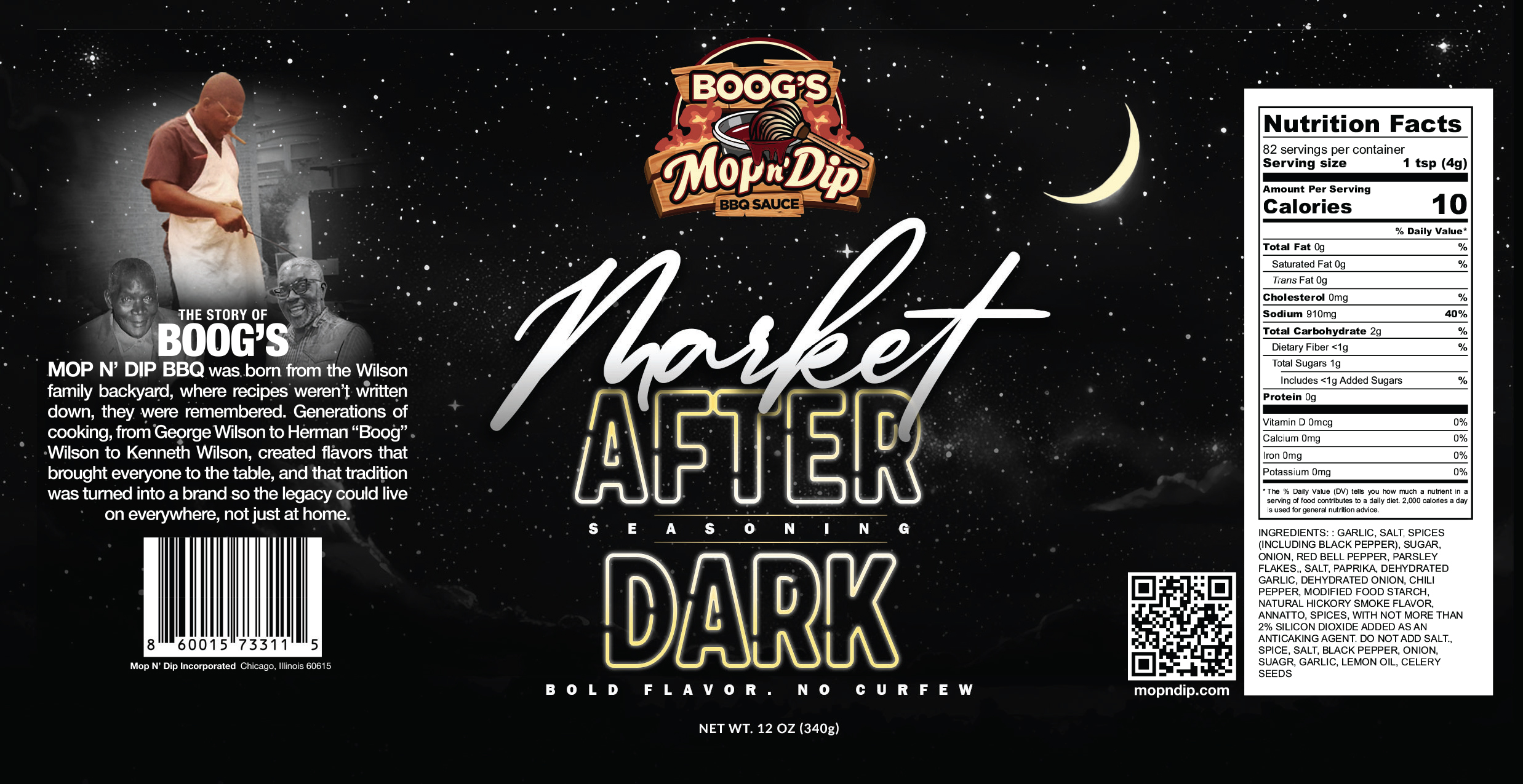 MopnDip Seasoning Market After Dark Label